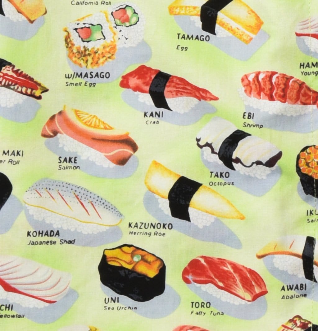 Sushi Poplin Pajama - Wasabi