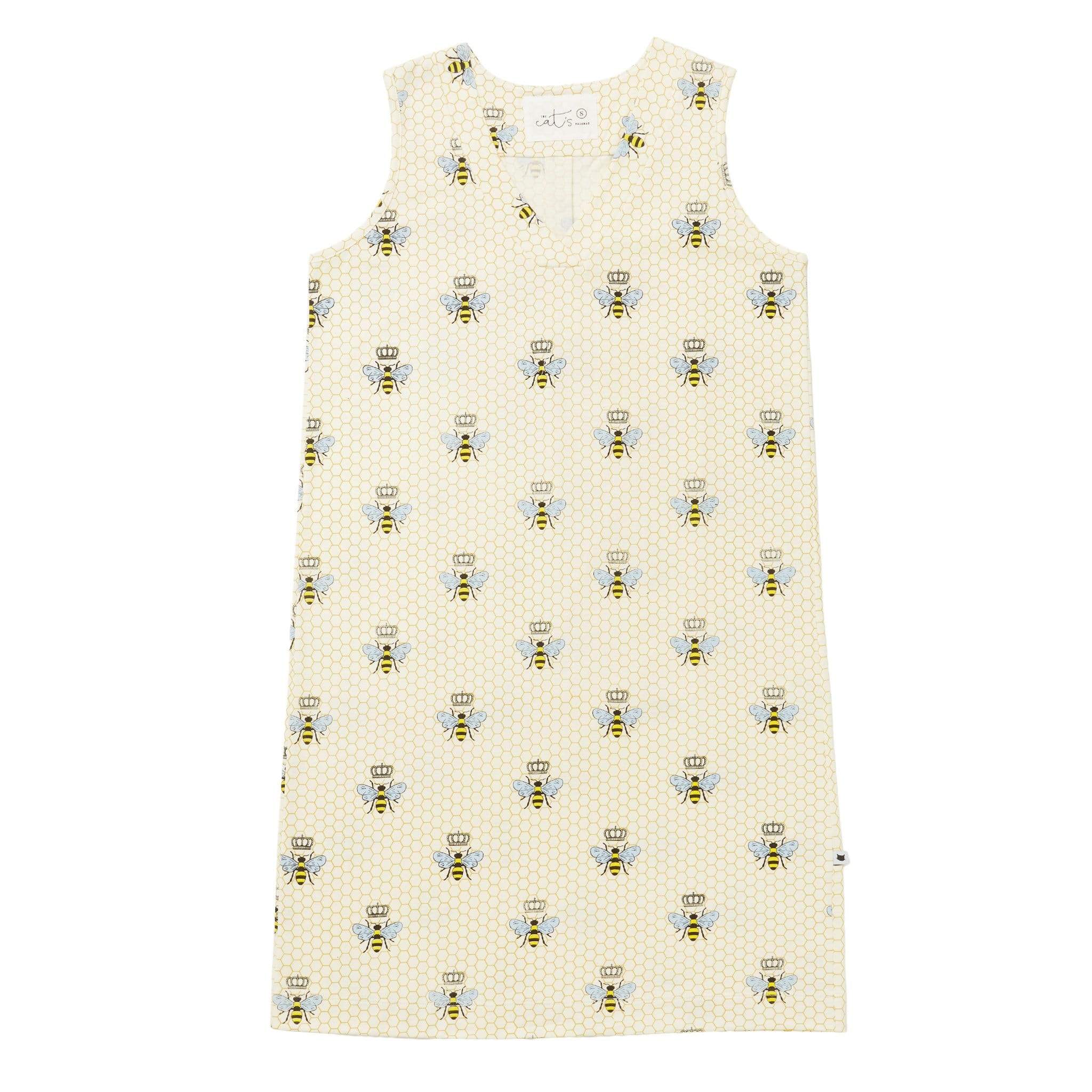 Queen Bee Pima Knit Nightgown - Honey