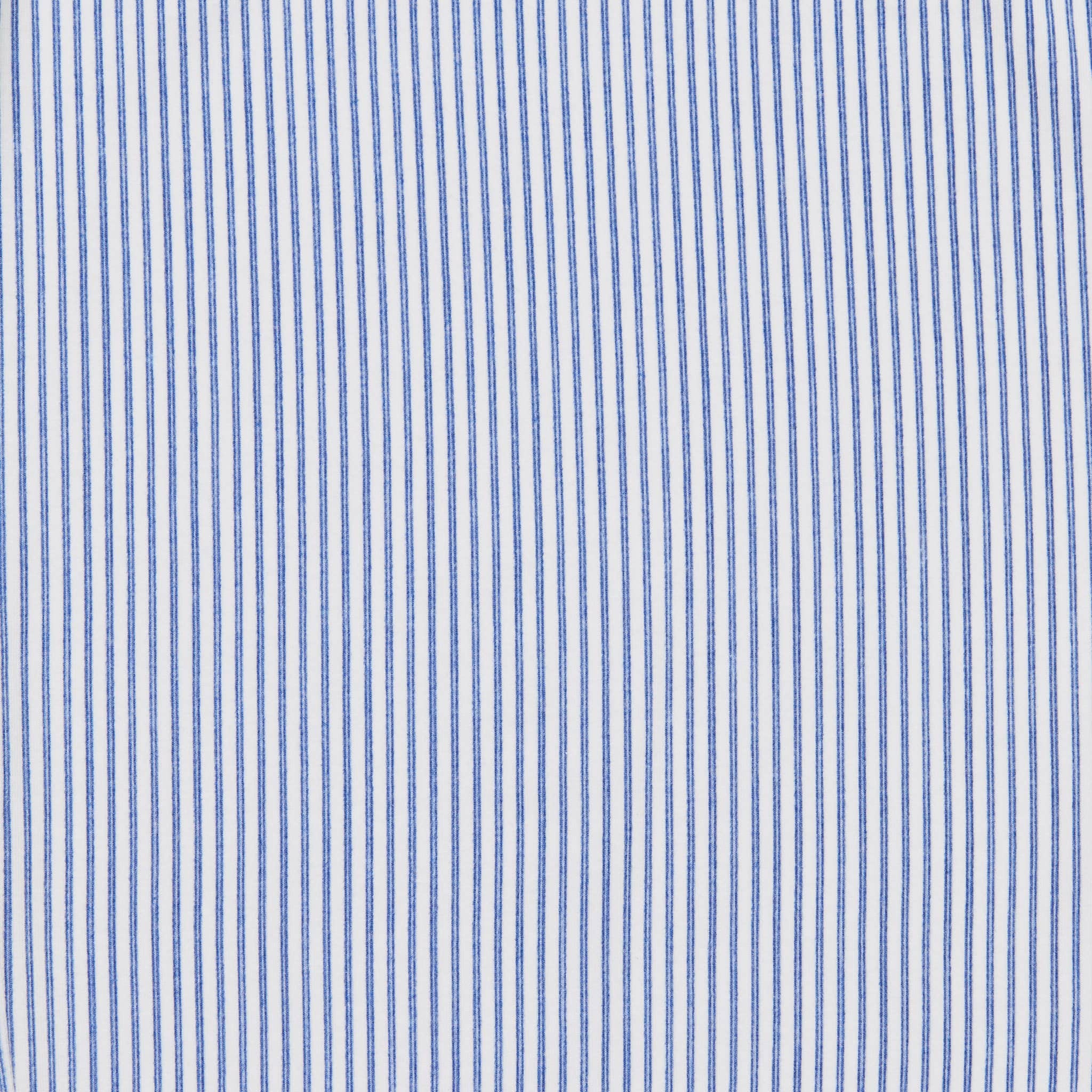 Simple Stripe Pima Knit Long-Sleeved Short Set