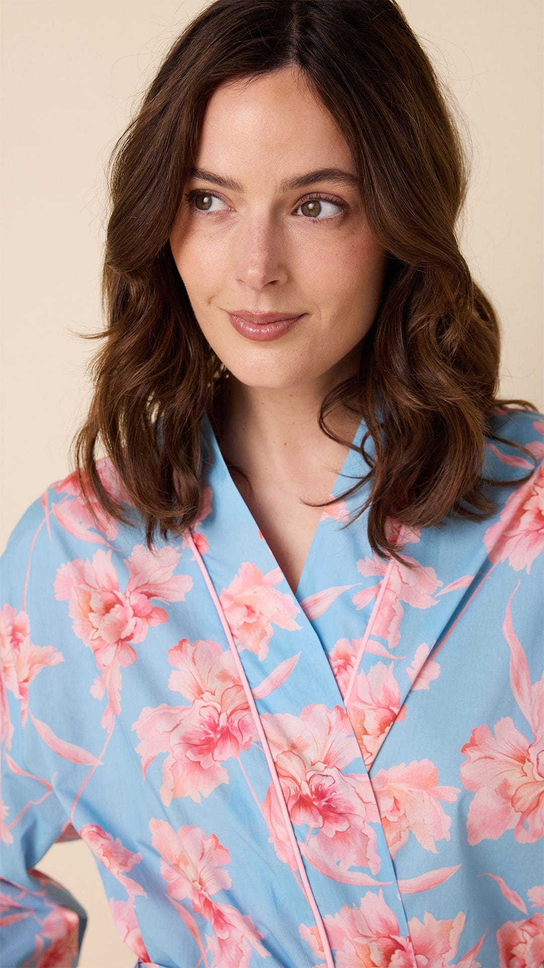 Celeste Luxe Pima Kimono Robe