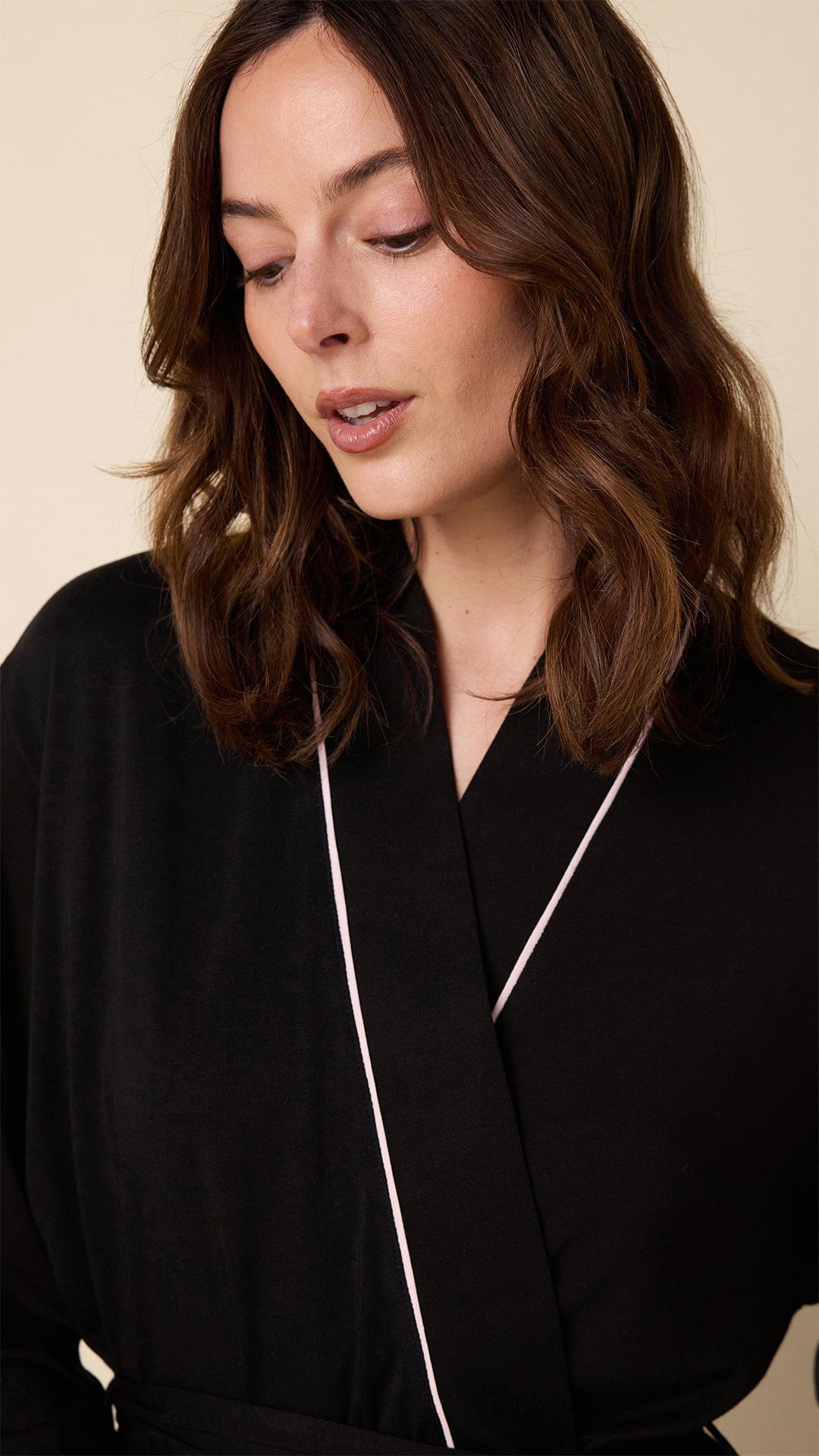 Classic Pima Knit Robe - Midnight