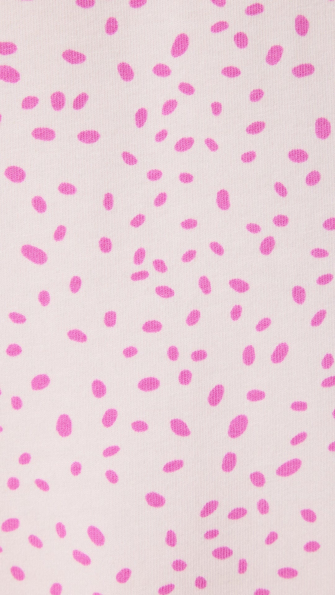 Confetti Dot Pima Knit Simple Short Set - Orchid