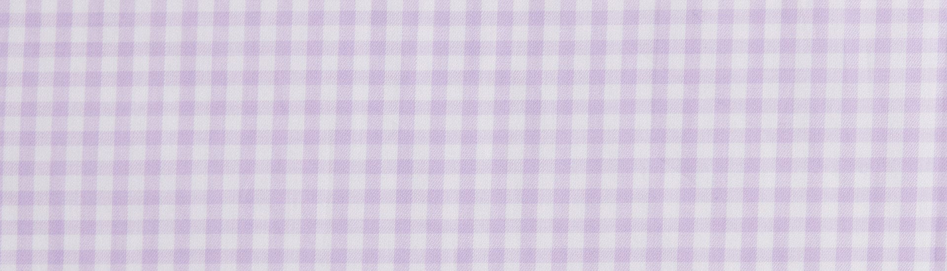 Classic Gingham Luxe Pima Shawl Robe - Lavender