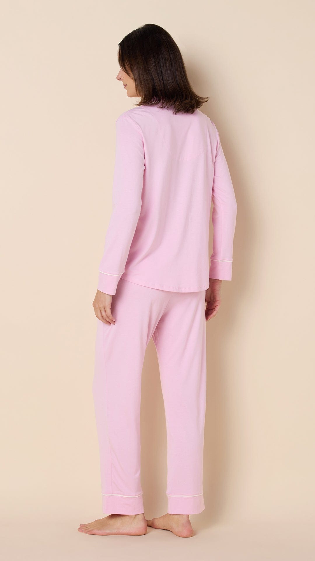 Classic Pima Knit Pajama - Pink Moment