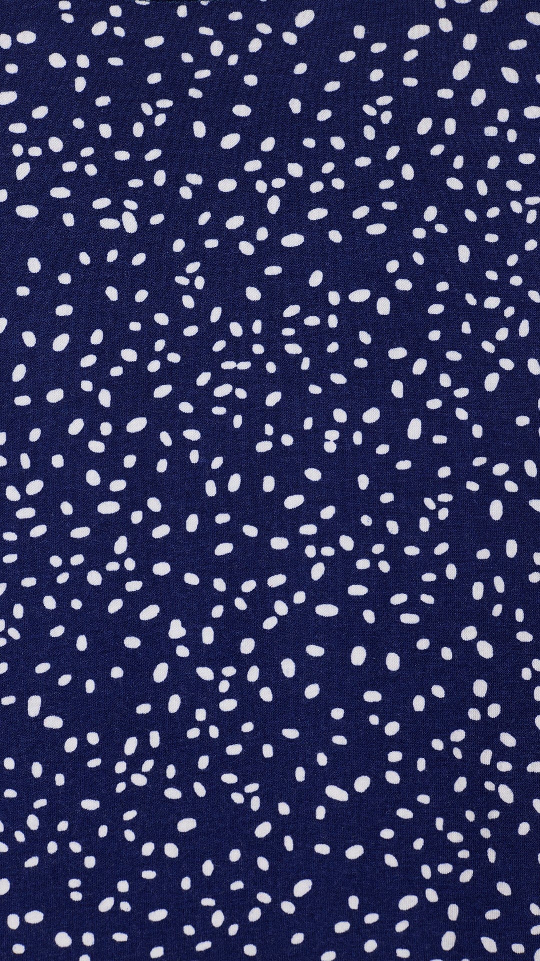 Confetti Dot Pima Knit Capri - Navy