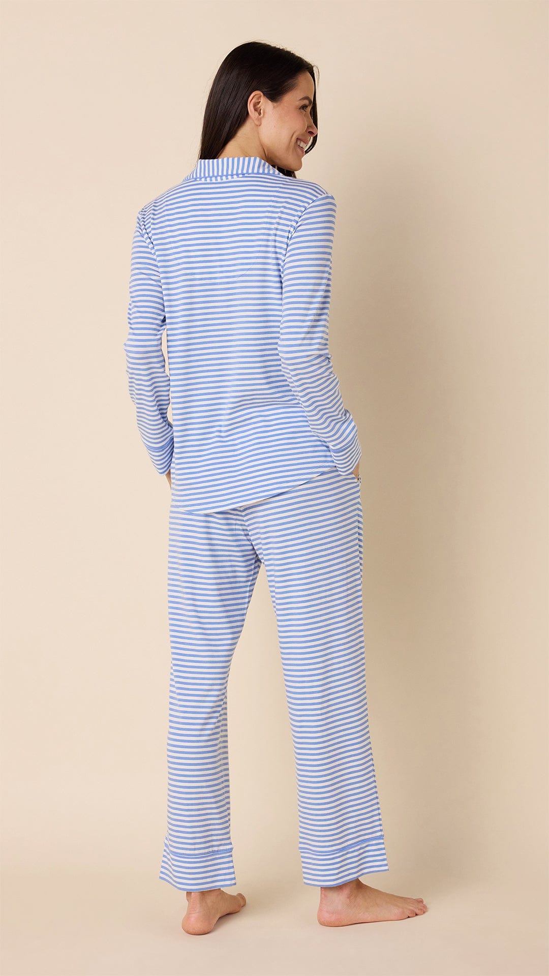 Essential Stripe Pima Knit Pajama - Provence