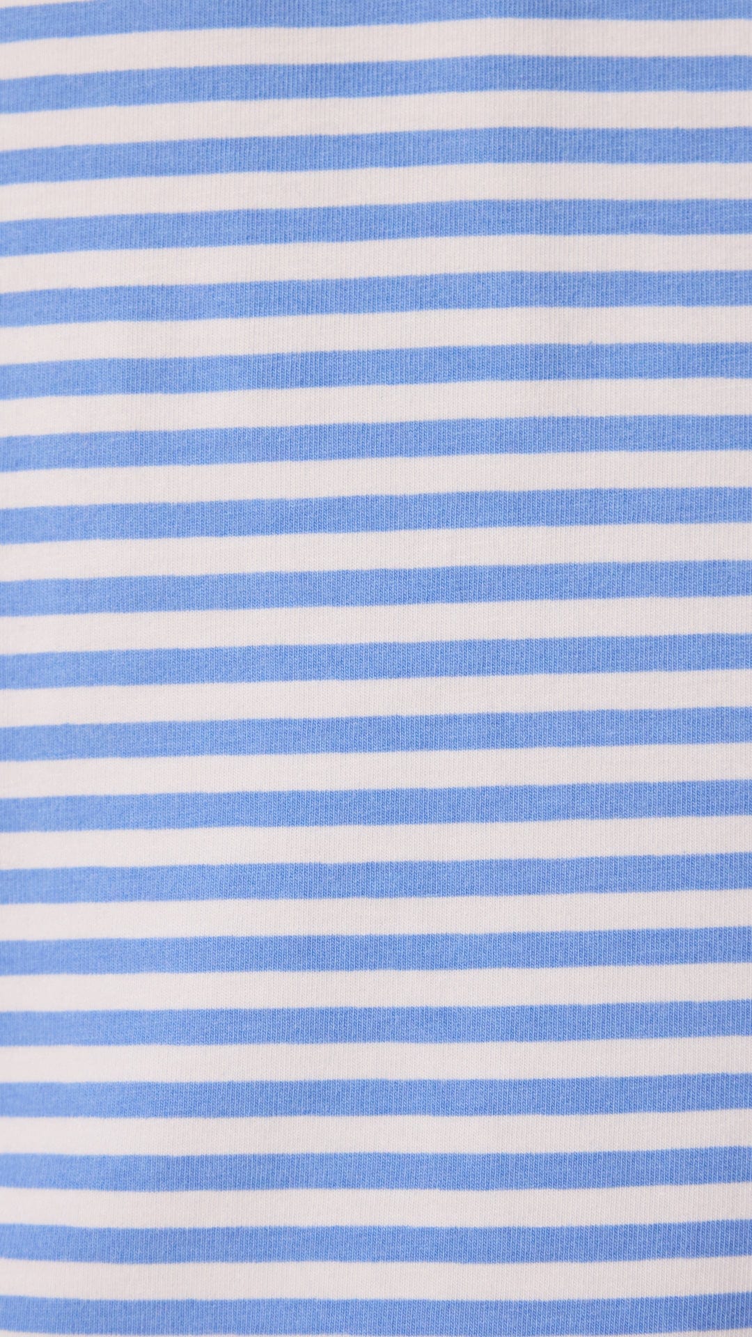 Essential Stripe Pima Knit Simple Short Set - Provence