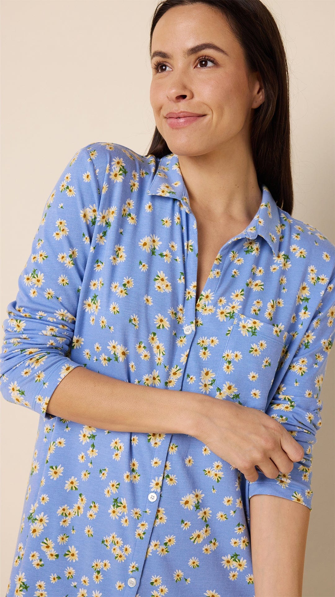 Marguerite Pima Knit Night Shirt