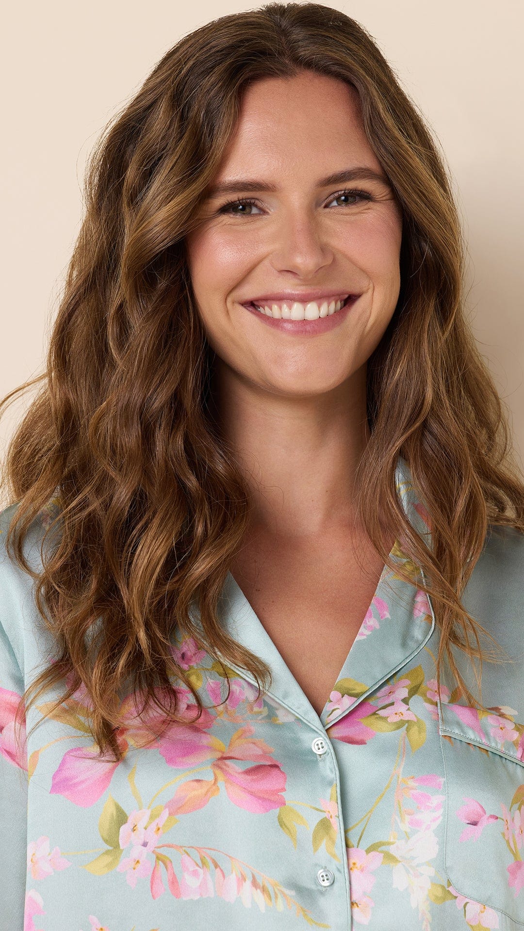 Moonlit Garden Silk Pajama