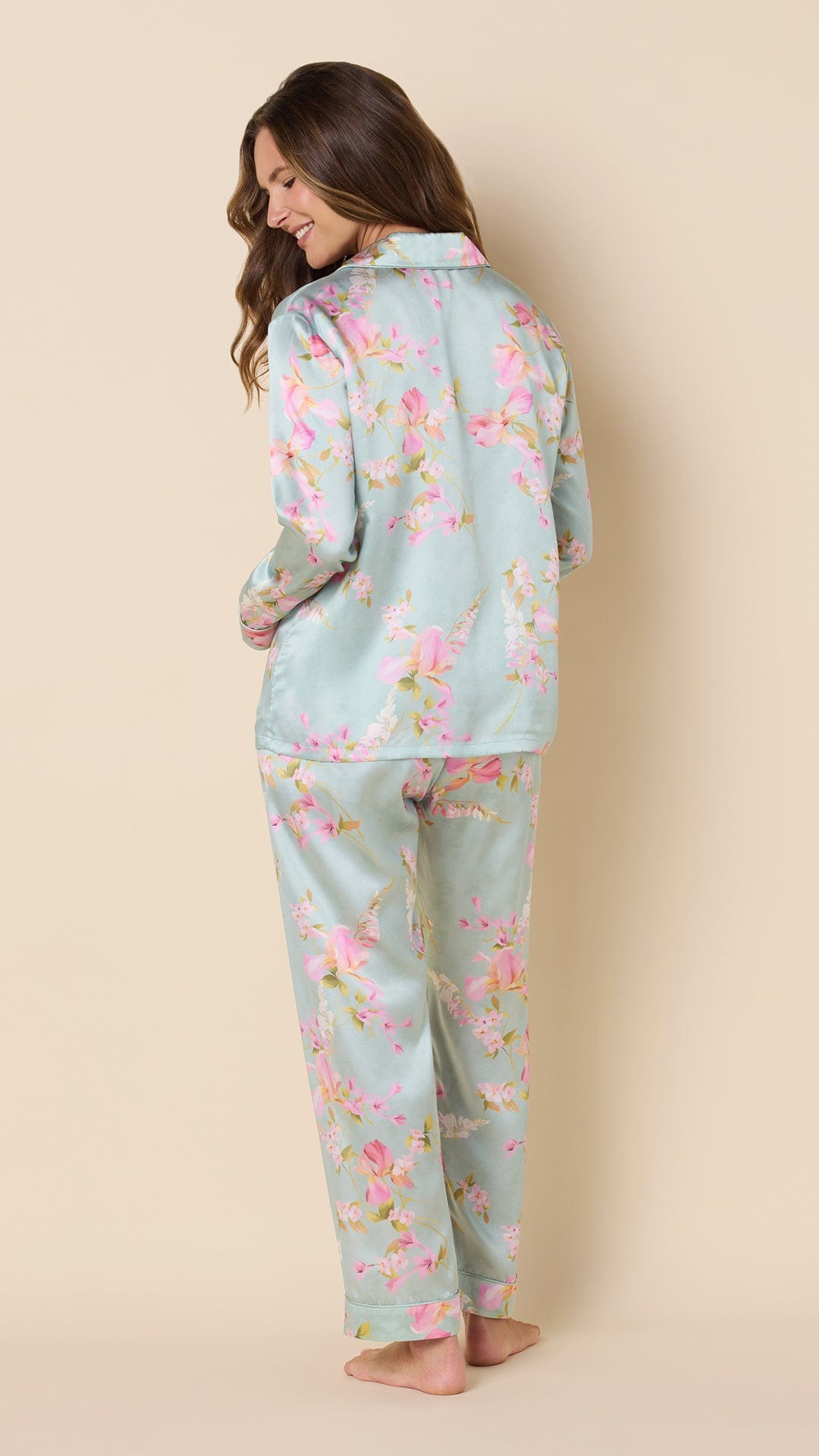 Moonlit Garden Silk Pajama