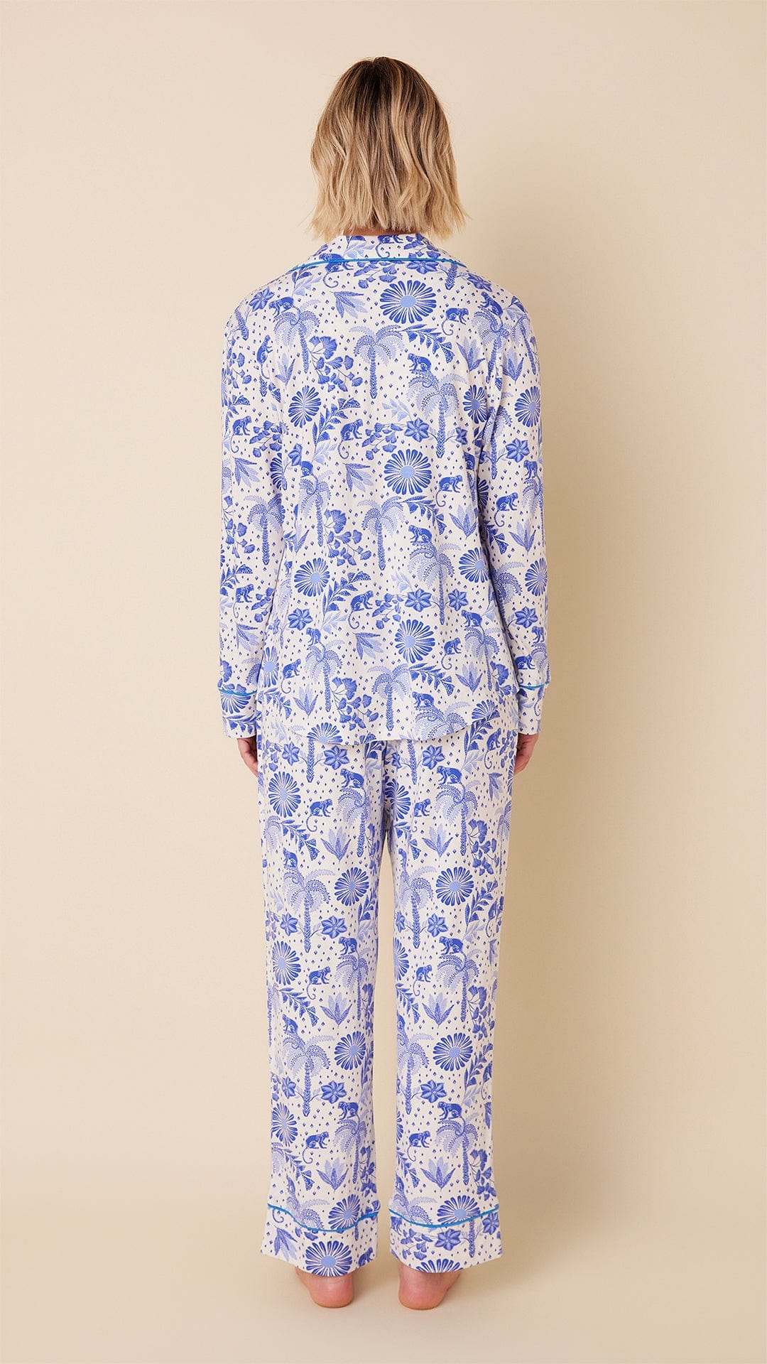 Palmera Pima Knit Long-Sleeved Pajama
