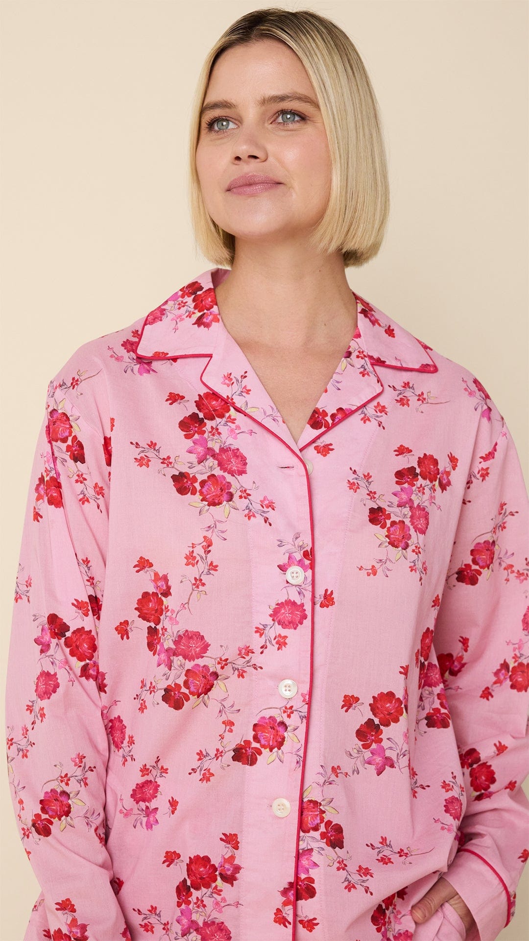 Sorbet Roses Voile Pajama