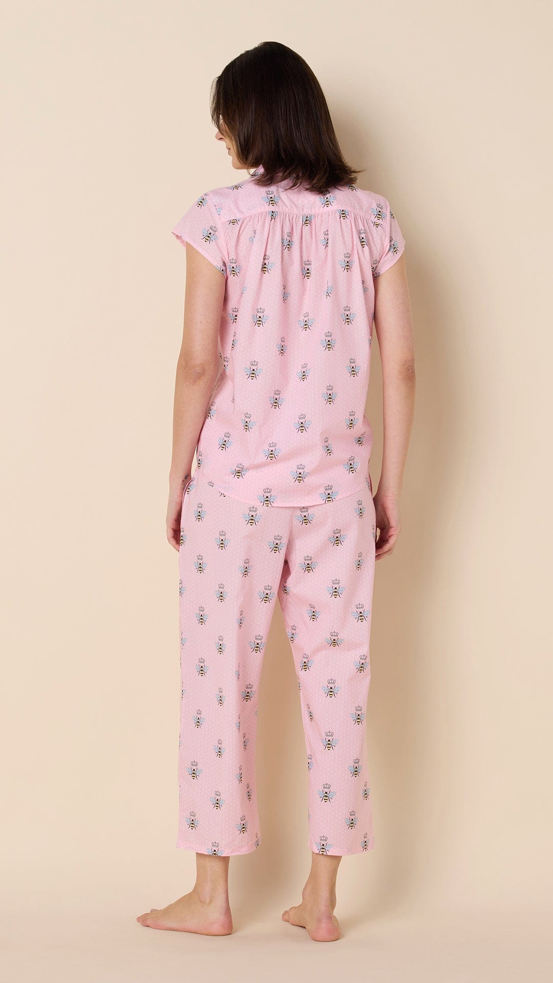 Queen Bee Luxe Pima Capri - Pink