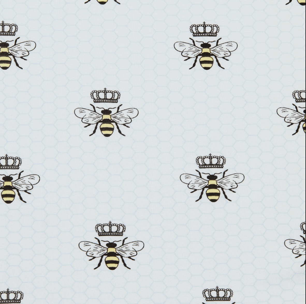 Queen Bee Blue Pima Knit Pajama
