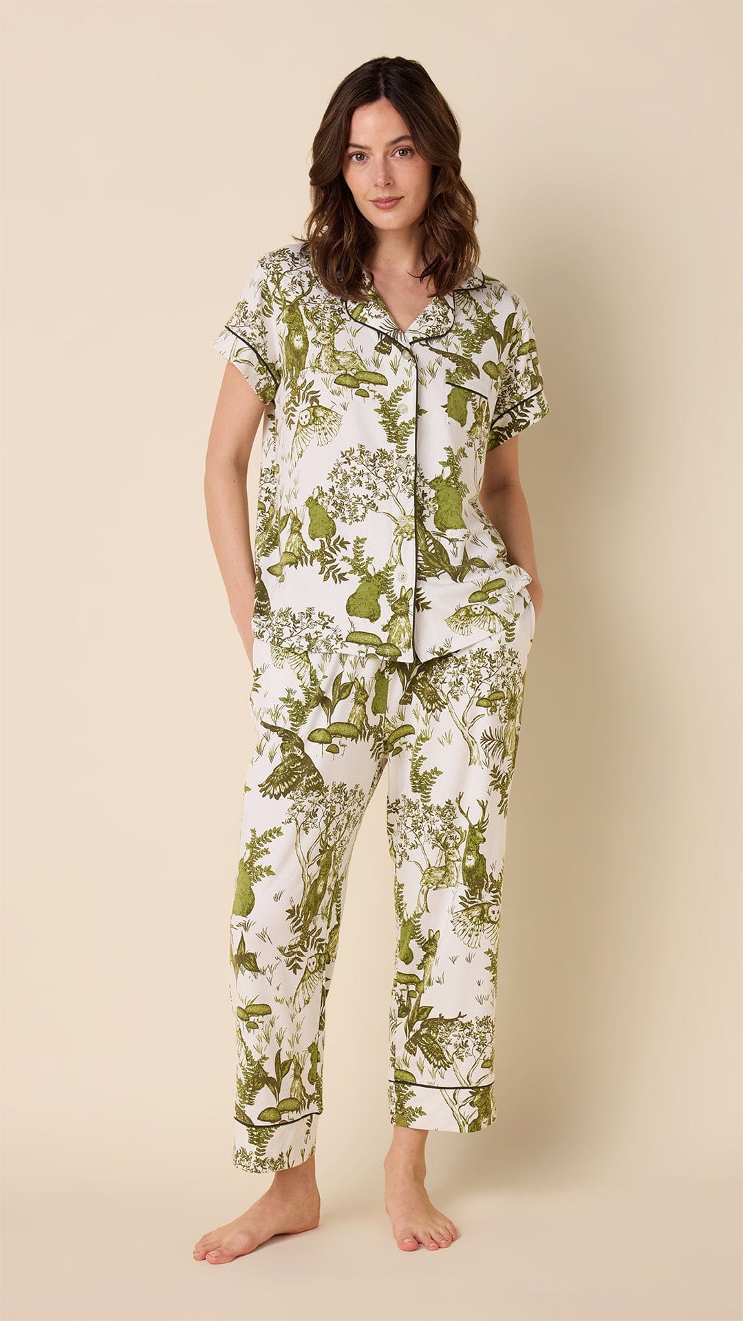 Woodside Pima Knit Capri