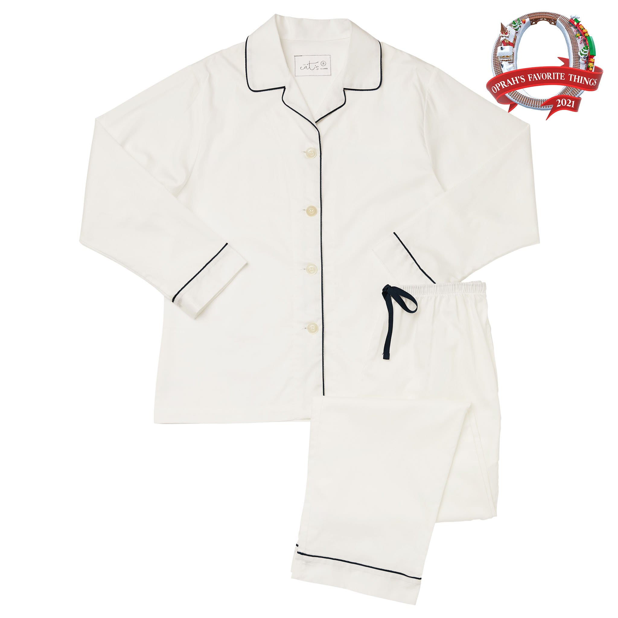 Classic Luxe Pima Pajama - White