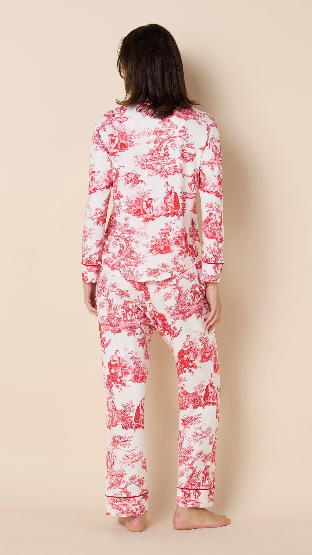 Idle Hours Pima Knit Long-Sleeved Pajama