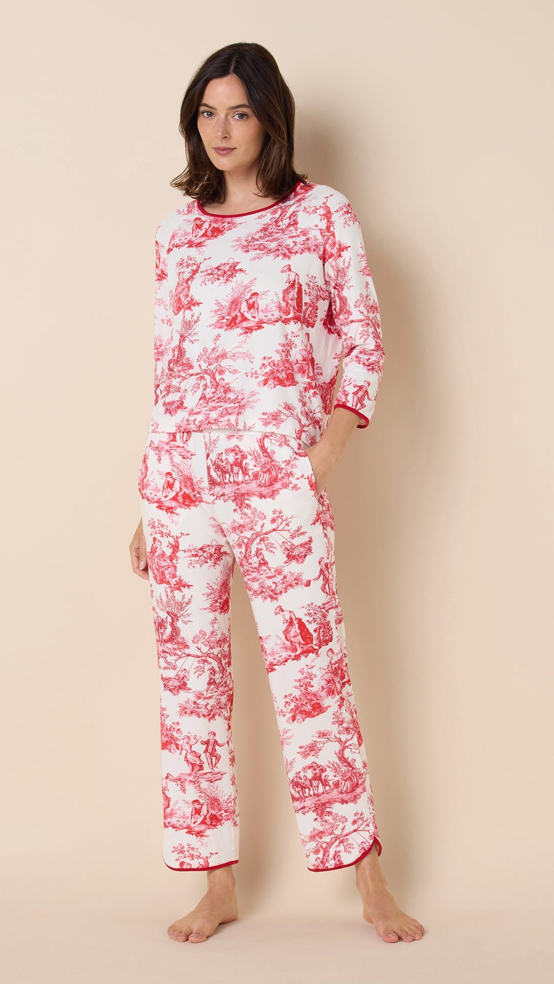Idle Hours Pima Knit Simple Set