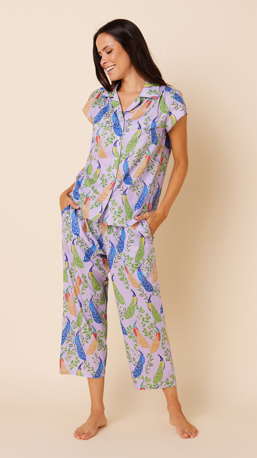 Posh Peacock Luxe Pima Capri