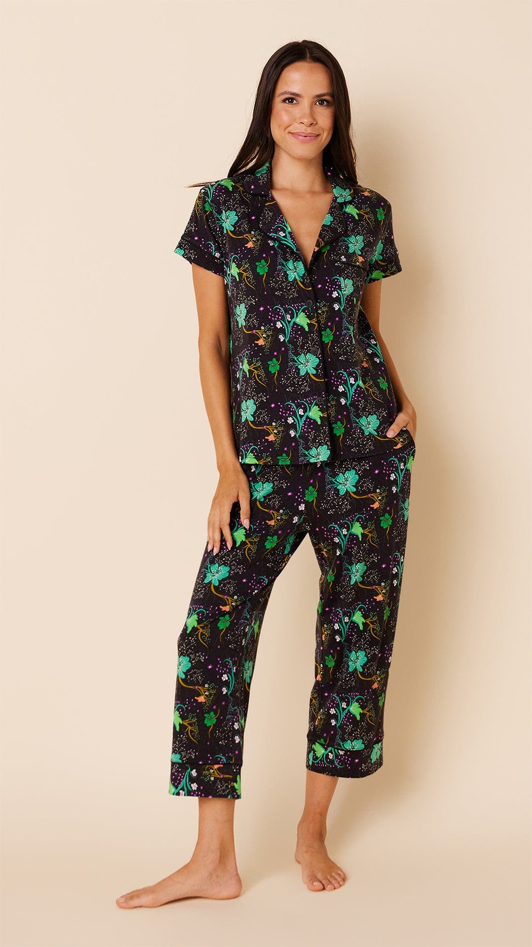 Stargazer Pima Knit Capri