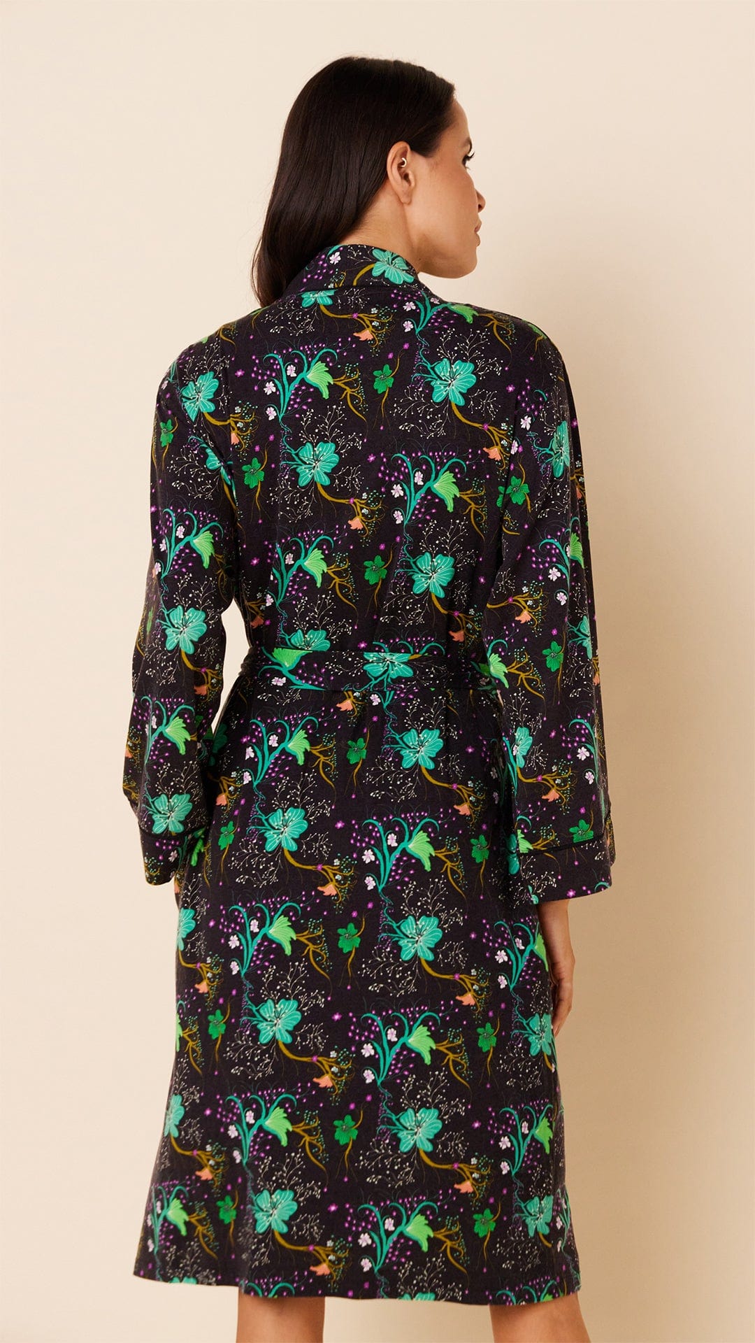 Stargazer Pima Knit Kimono Robe